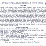 Chester FC First Home Match Ever in Division Three Chester_2897 - Image 2