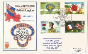 50th Anniversary 1921 1971 British Legion Jersey Channel Islands_J 16