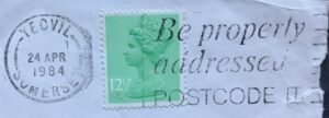 Be properly addressed Postcode It