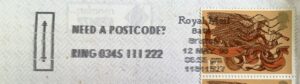 Need a Postcode? Ring 0345 111 222_GS A4930t