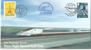 1st Passenger Service New High Speed Rail Link  to Lille Paris &  BrusselsLondon SE1_14638