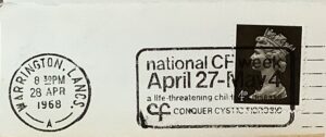 national C F Week  April 27 - May 4  a life threatening childrens disease  CF Conquer Cystic Fibrosis_GS 1018t