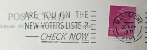 Are you on the New Voters List? Check Now
