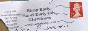 Shop Early, Send Early this Christmas send.royalmail.com
