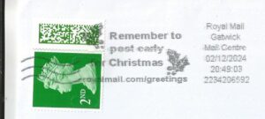 Remember to post early for Christmas royalmail.com/greetings