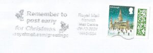 Remember to post early for Christmas royalmail.com greetings - Norwich