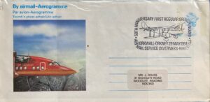 50th Anniversary First Regular British Inland Air Mail Service Inverness Kirkwall Kirkwall Orkney_6010