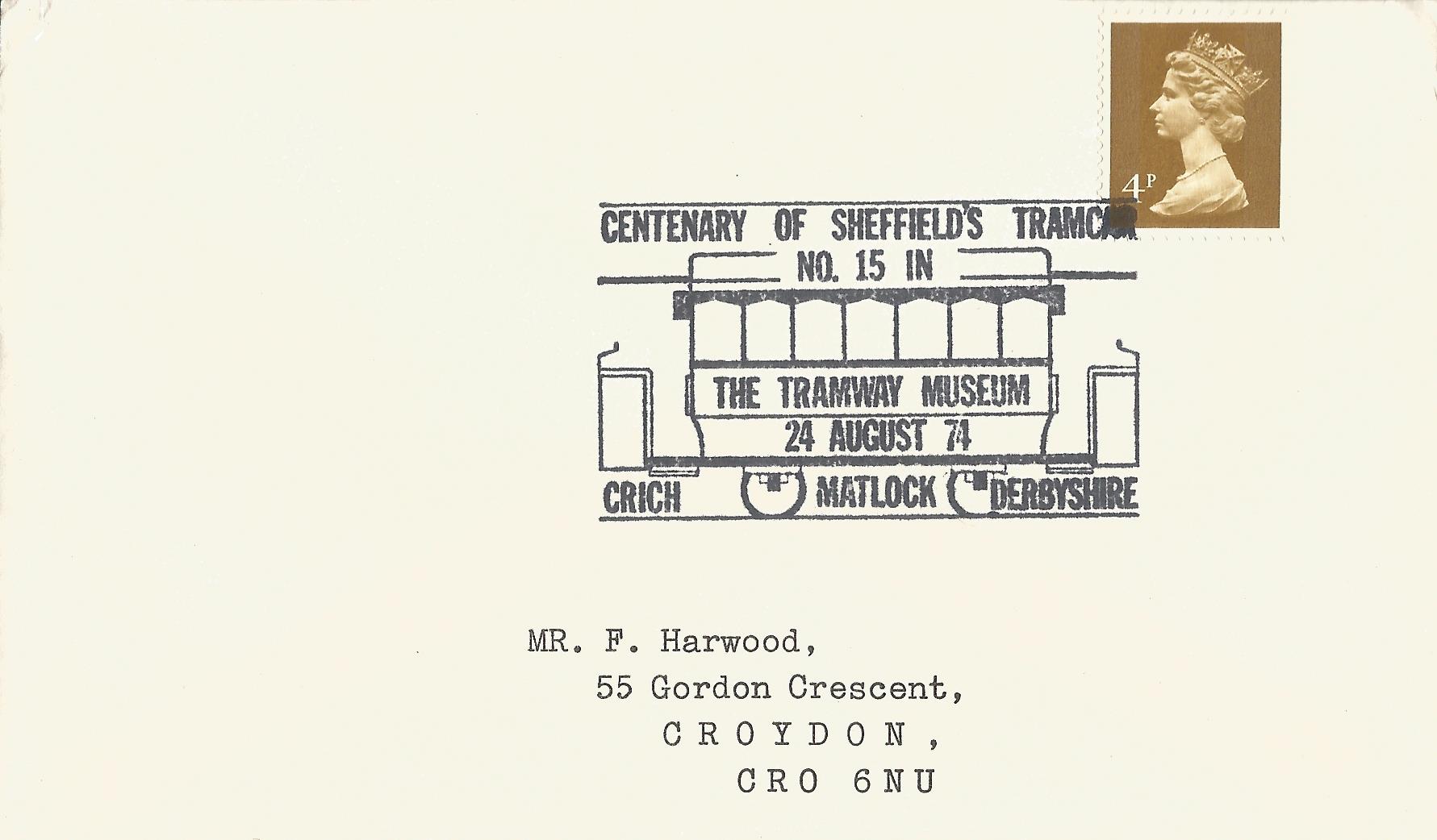 Centenary of Sheffield's Tramcar No 15 in The Tramway Museum Crich Matlock Derbyshire_2659