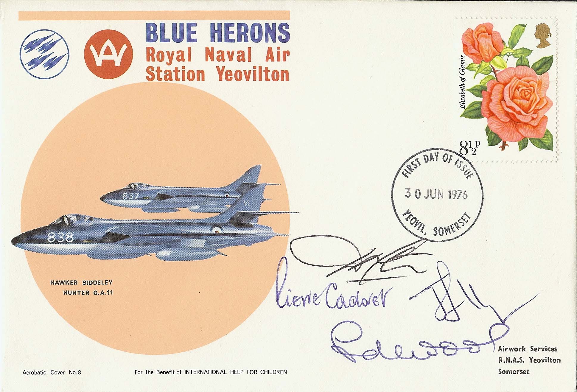 Blue Herons Royal Naval Air Station Yeovilton