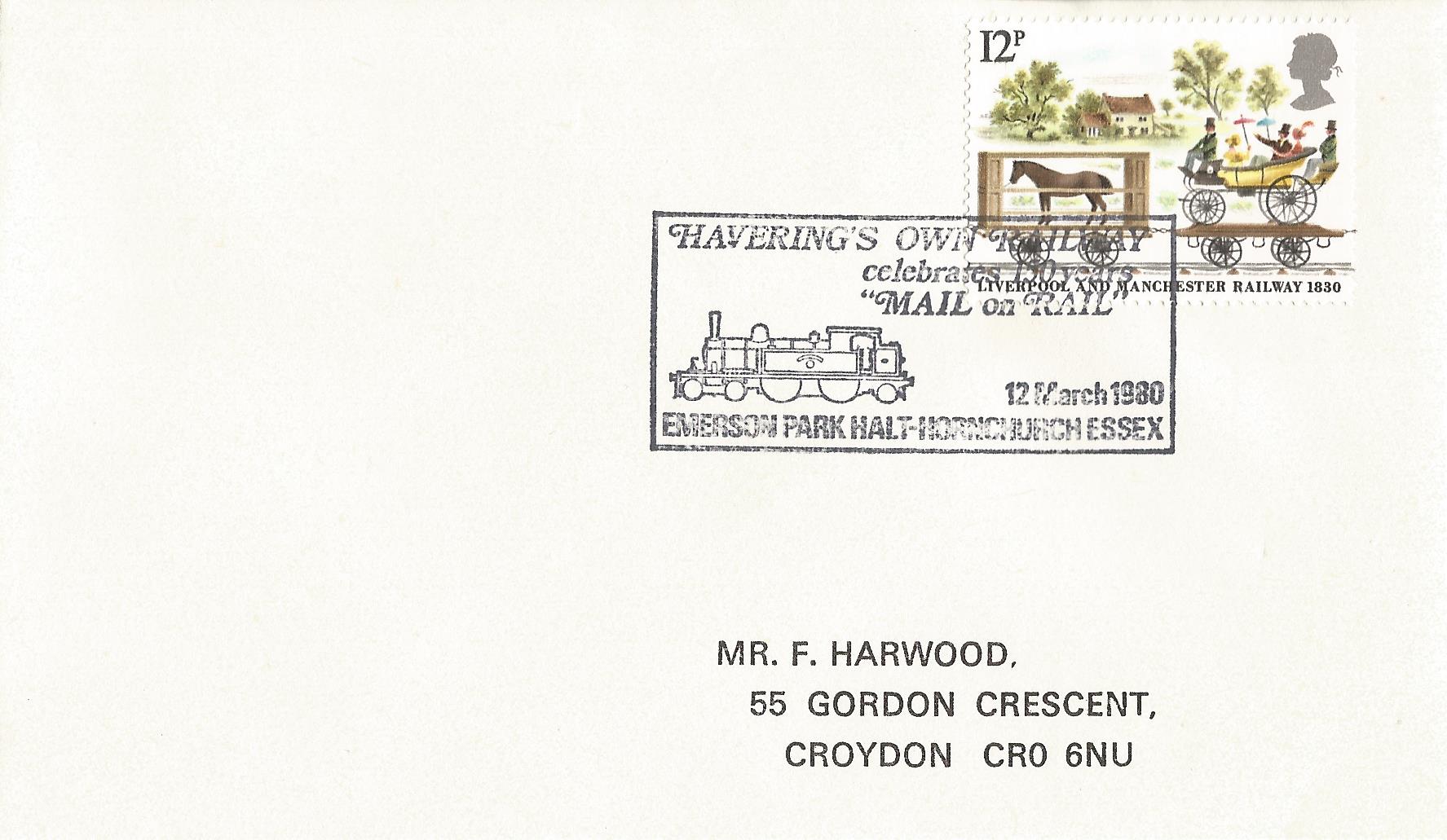 Havering's own Railway Celebrates 150 Yeras Mail on Rail Emerson Park Halt Hornchurch Essex_4147