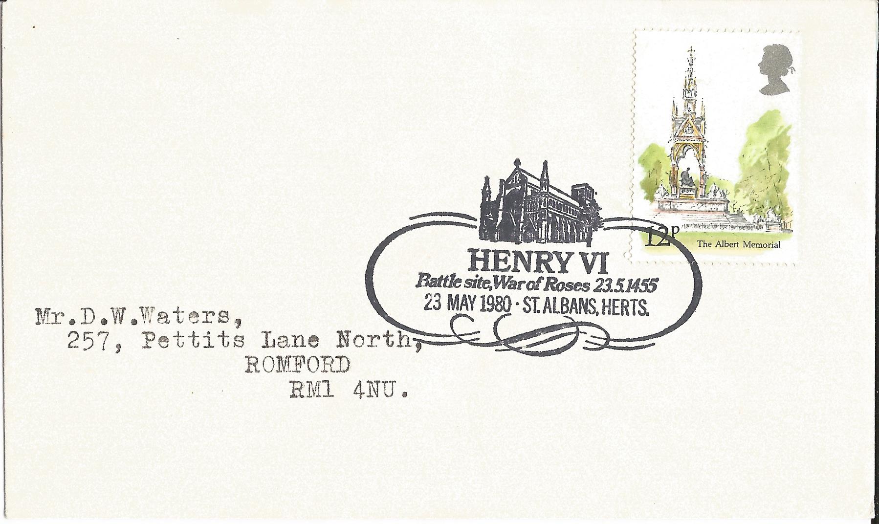 Henry VI Battle site War of Roses 23.5.1455 St Albans Herts_4232