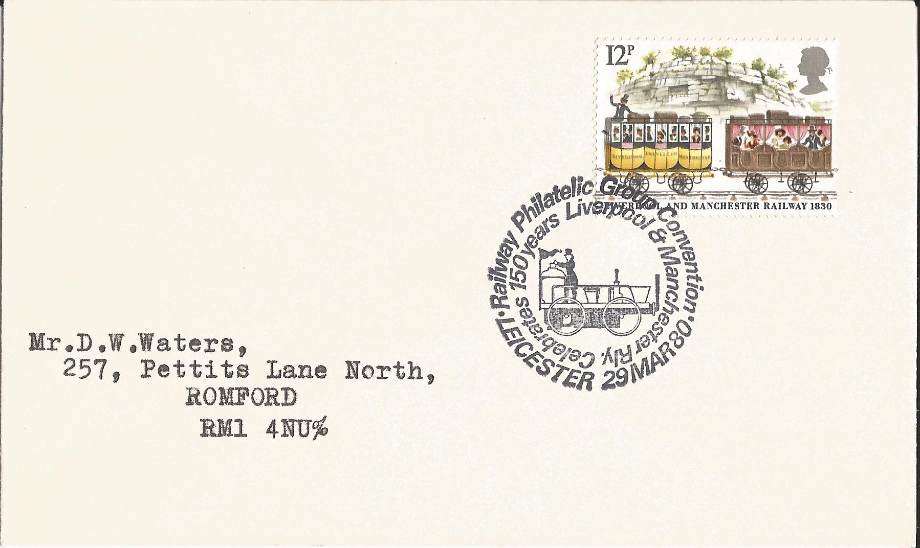 Railway Philatelic Group Convention Celebrates 150 years Liverpool & Manchester Rly Leicester_4166