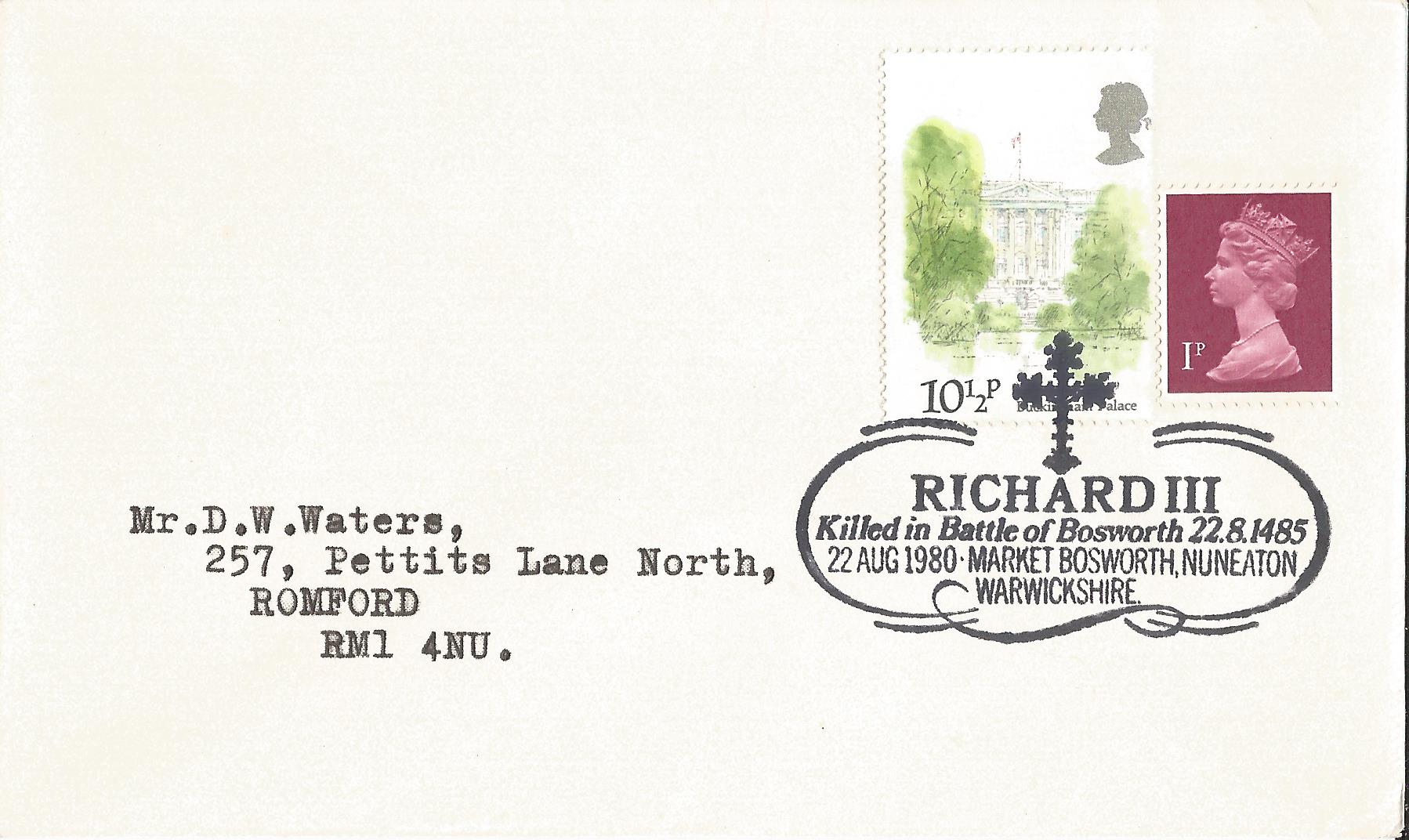 Richard III Killed in Battle of Bosworth 22.8.1485 Market Bosworth Nuneaton Warwickshire_4407