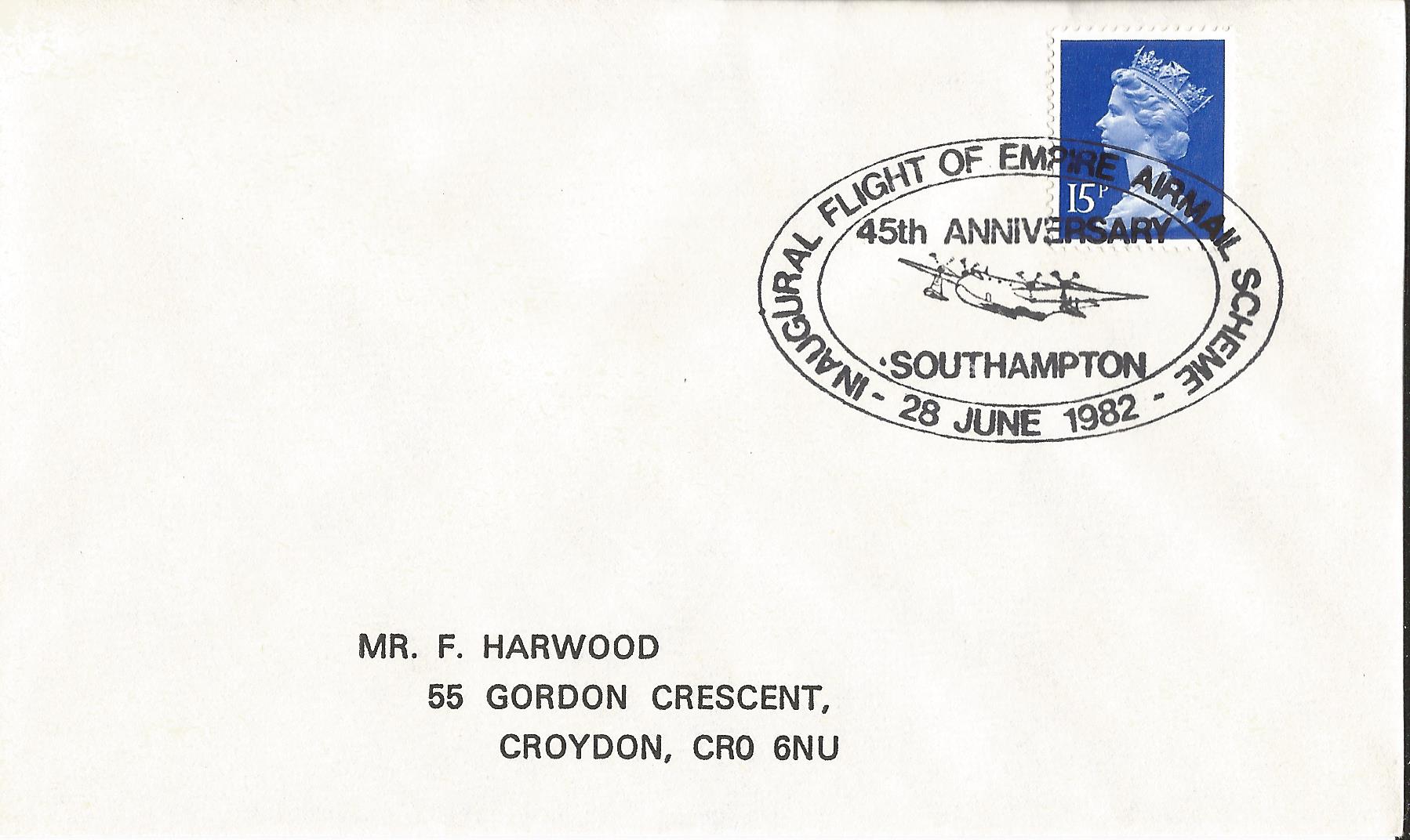 45th Anniversary Inaugural Flight of Empire Mail Scheme Southampton_5260