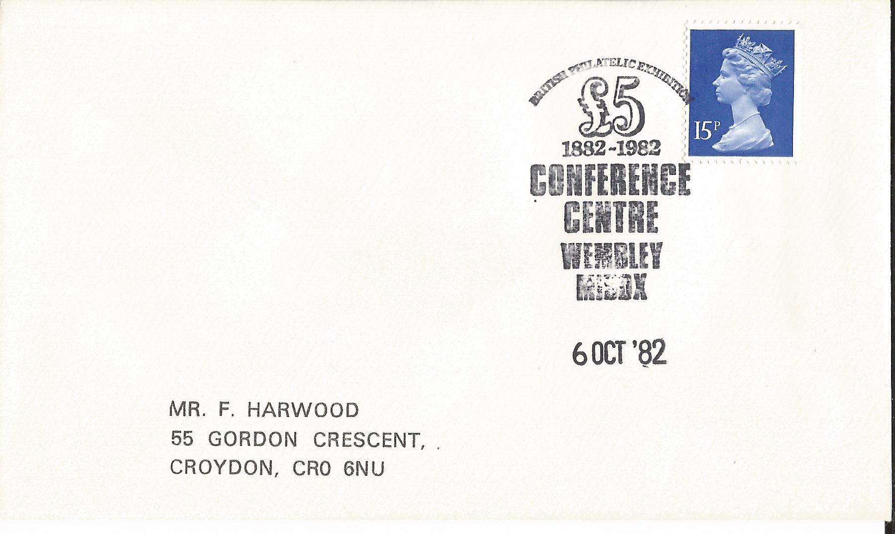 British Philatelic Exhibition £5 1882-1982 Conference Centre Wembley Middx_5423