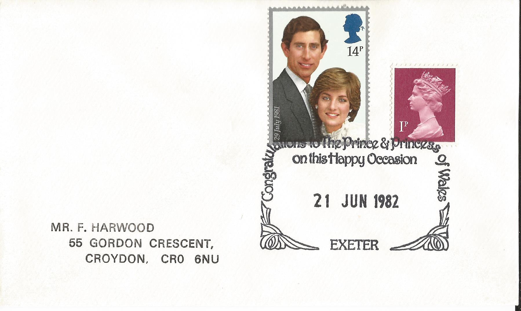 Congratulations to the Prince & Princess of Wales on this Happy Occasion Exeter_5251