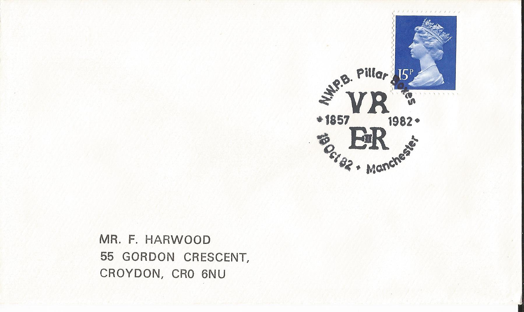 NWPB Pillar Boxes VR-ER 1857-1982 Manchester_5455