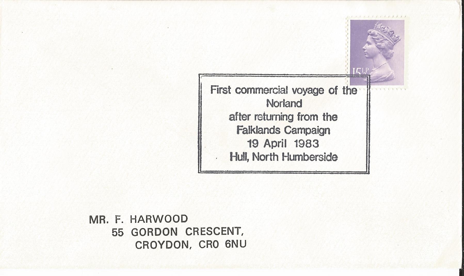 First Commercial Voyage of the Norland after Returning from the Falklands Campaign Hull_5576