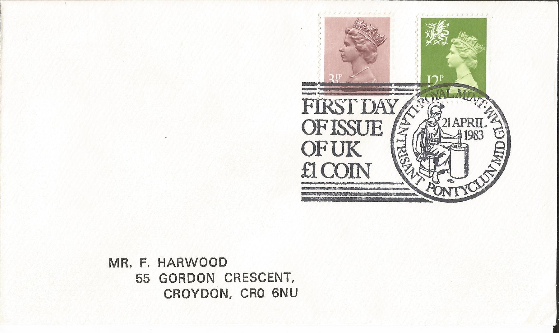 First Day of Issue of UK £1 Coin Royal Mint Llantrisant Pontyclun Mid Glamorgan_5579