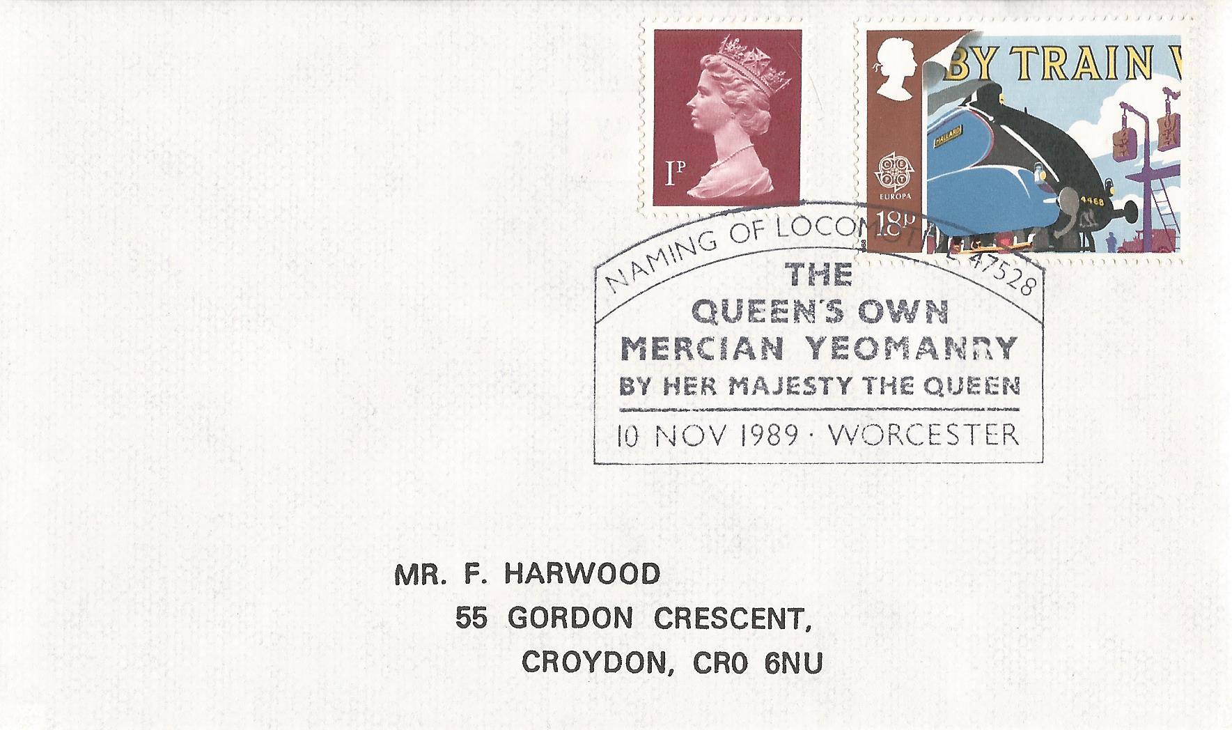 Naming of Locomotive 47528 The Queen's Own Mercian Yeomanry by Her Majesty the Queen Worcester_7621