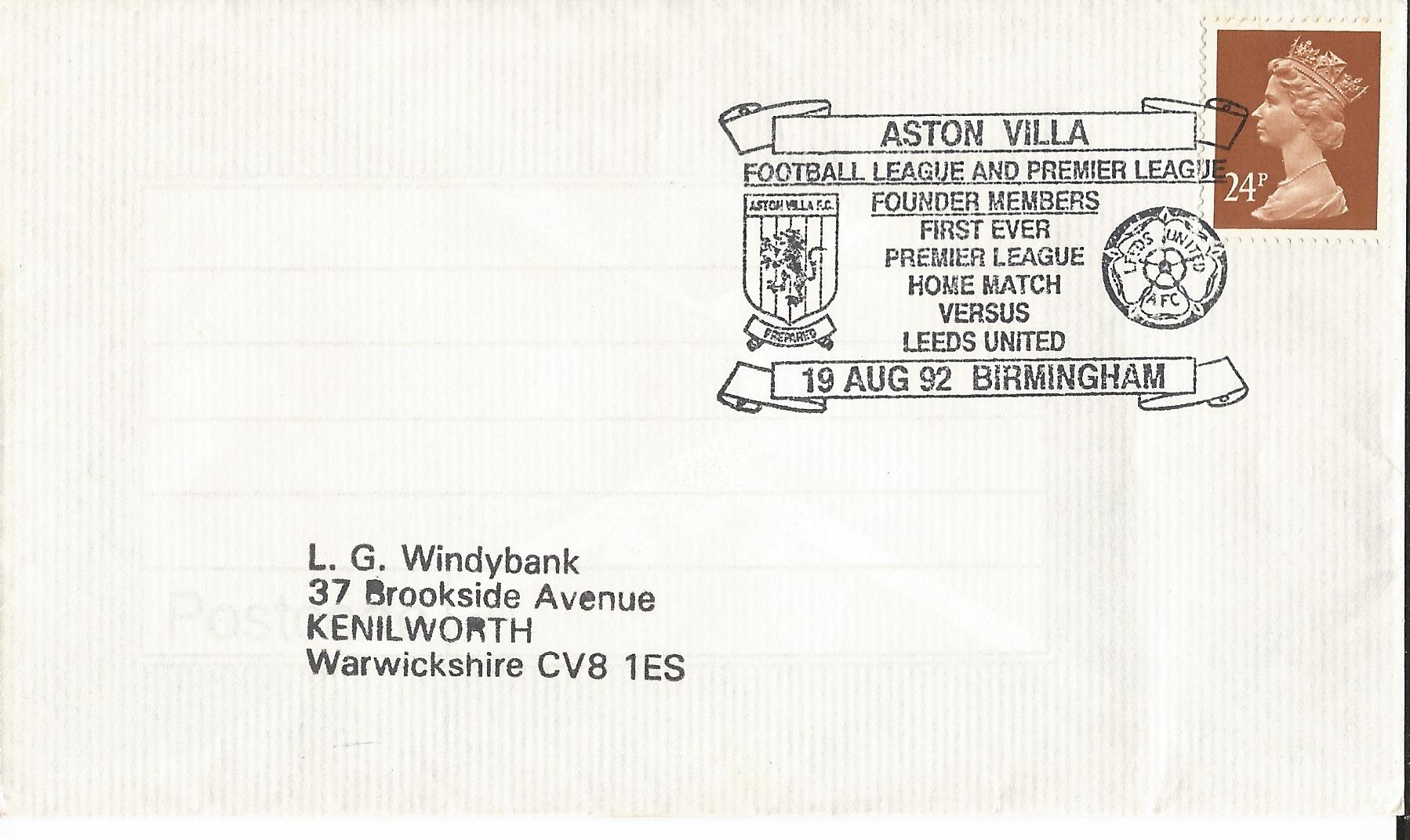 Aston Villa Football League & Premier League Founder Members First Ever Premier League Home Match versus Leeds United Birmingham_8532