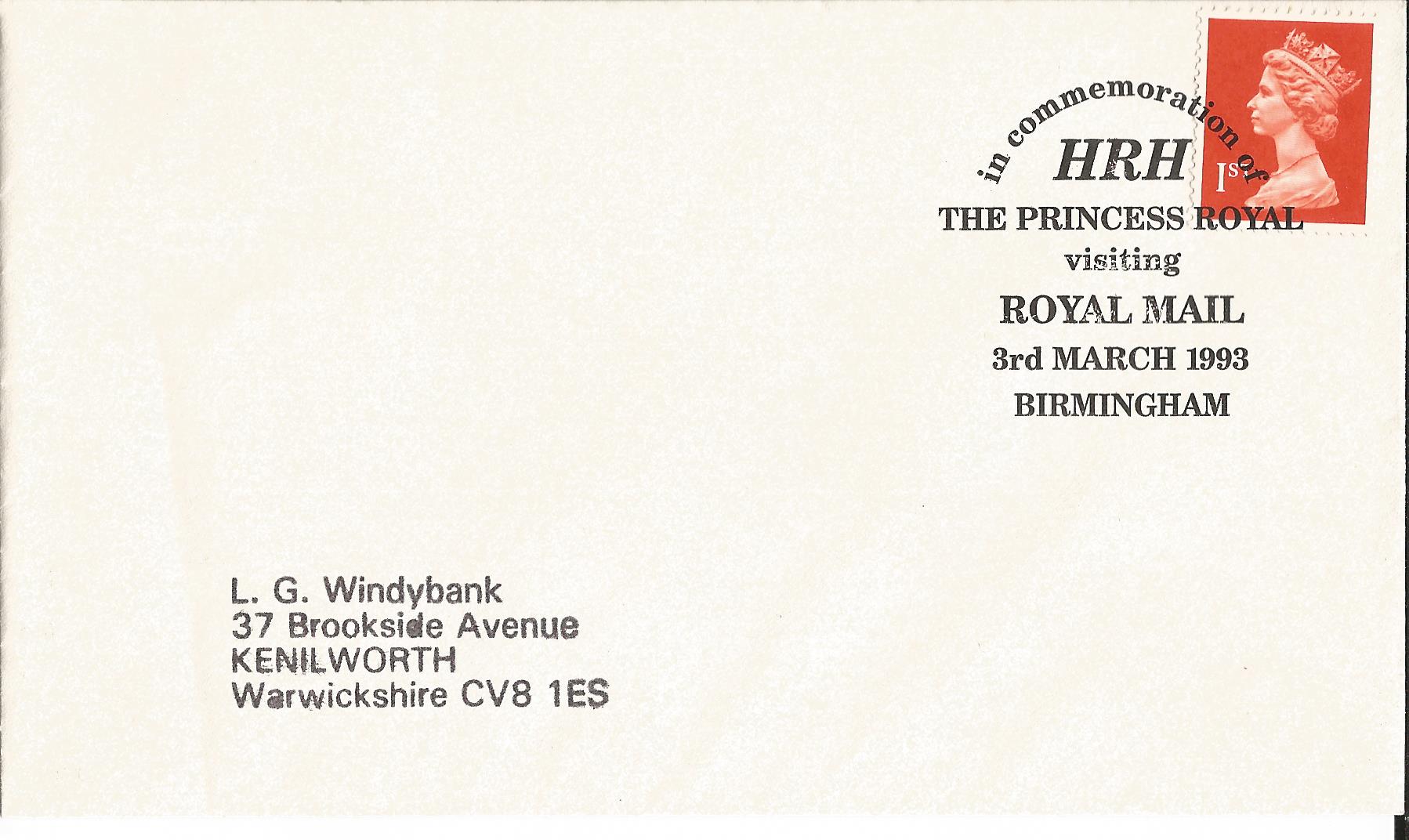 In Commemoration of HRH The Princess Royal visiting Royal Mail Birmingham_8723