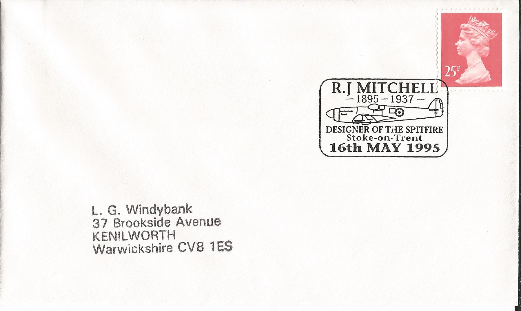 R J Mitchell 1895-1937 Designer of the Spitfire Stoke on Trent_9613