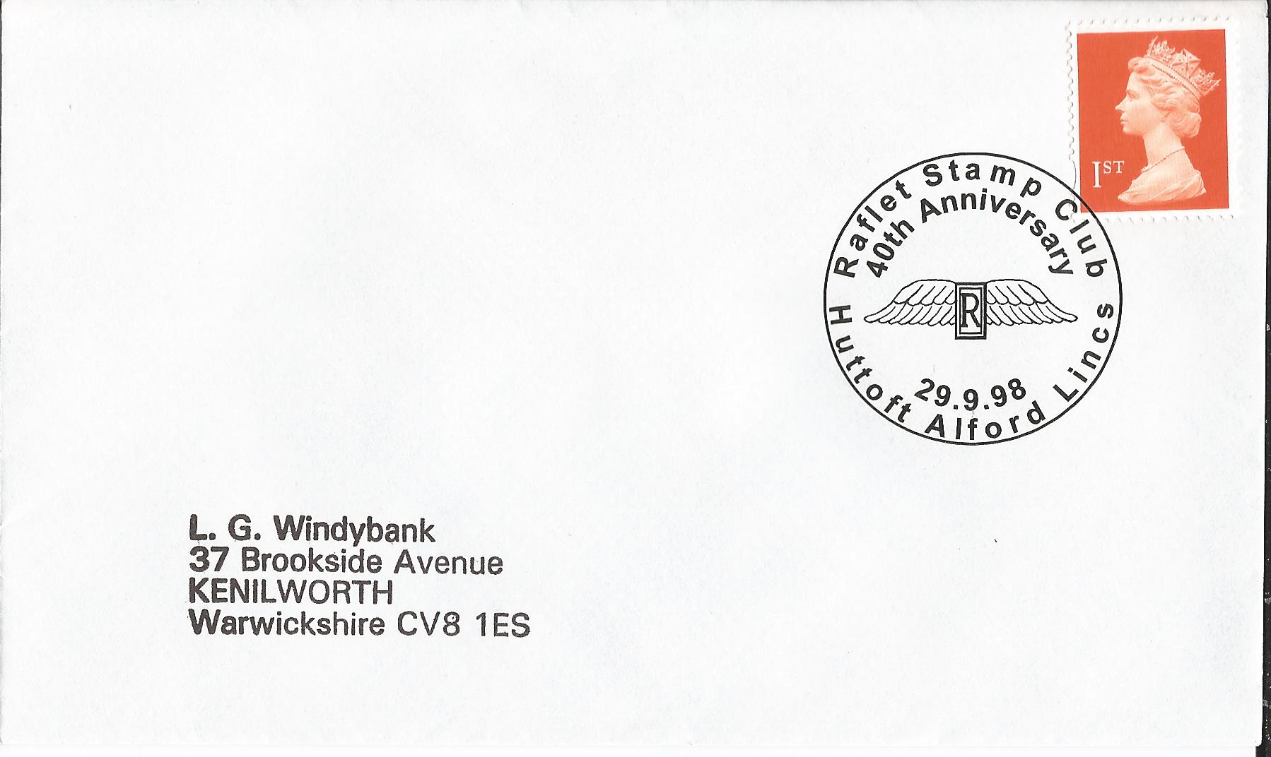 40th Anniversary Rafleet Stamp Club Huttoft Alford Lincs_11413