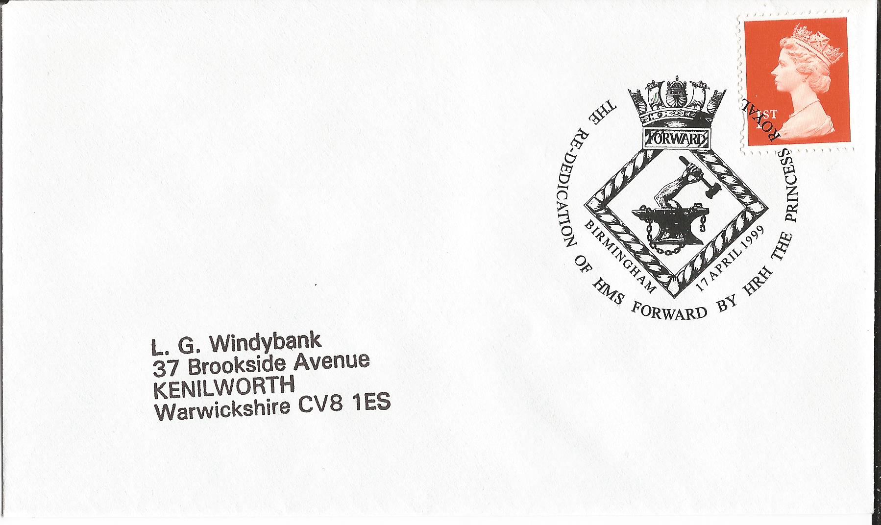 The Re-Dedication of HMS Forward by HRH The Princess Royal Birmingham_11742