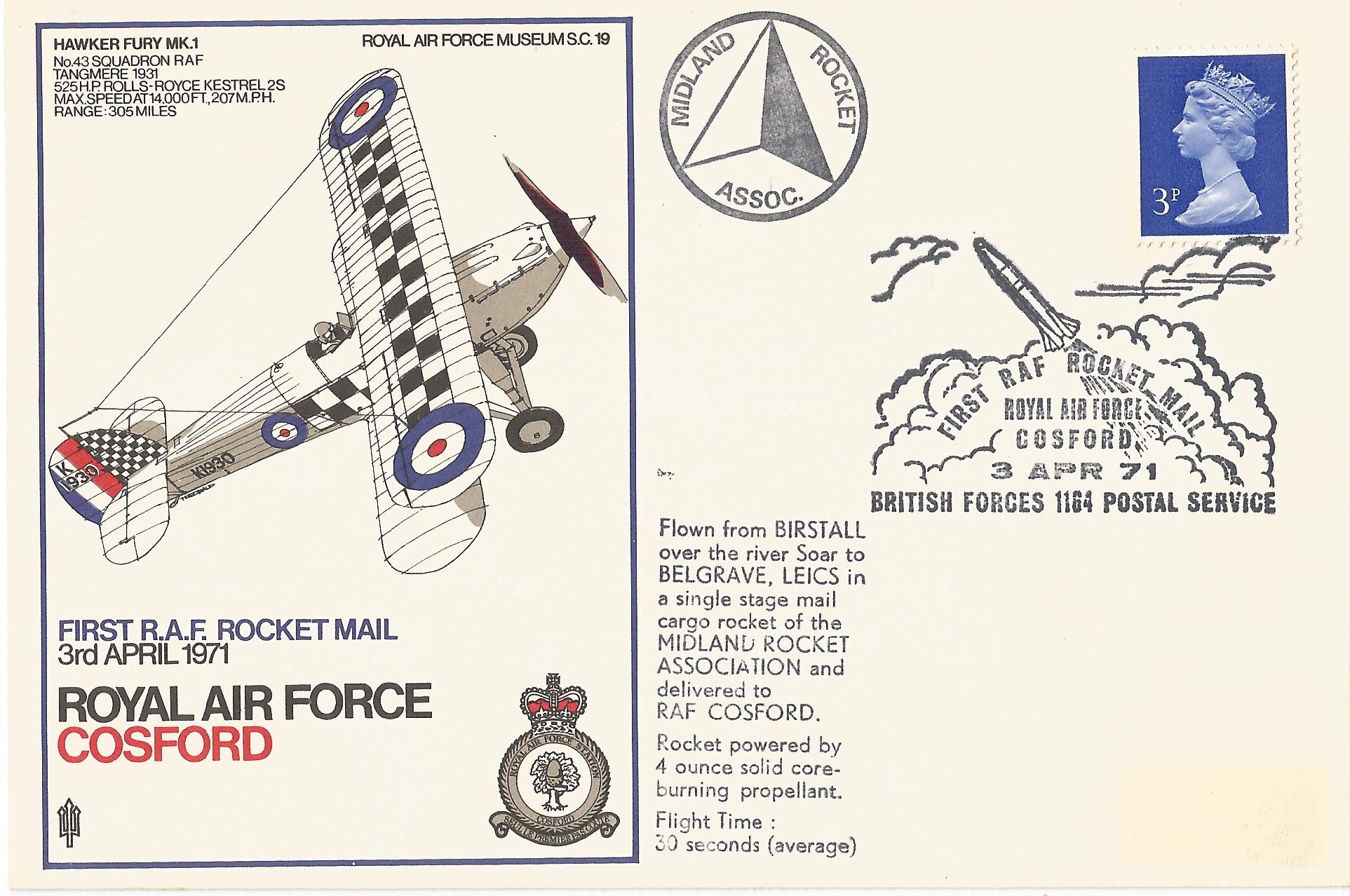 First RAF Rocket Mail Royal Air Force Cosford BFPS_1586