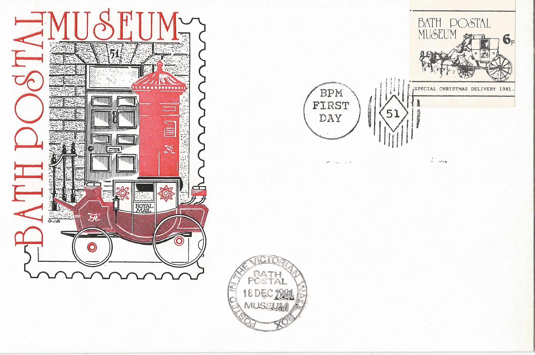 Bath Postal Museum 1981Christmas Delivery 