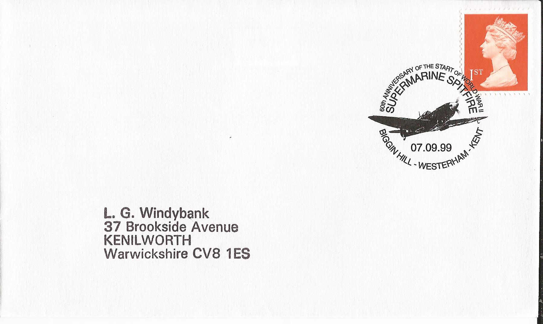 60th Anniversary of the Start of World War II Supermarine Spitfire Biggin Hill Westerham Kent_12063