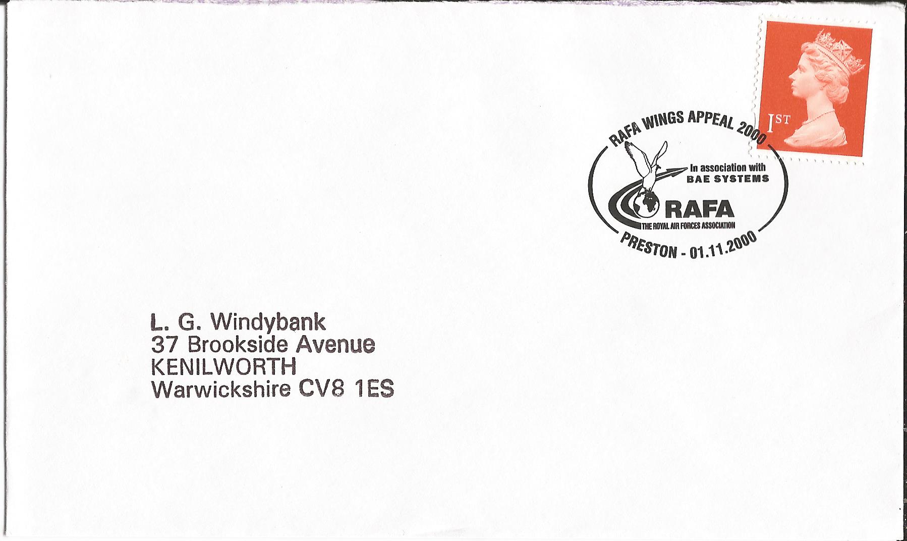 RAFA Wings Appeal 2000 In Association with BAE Systems RAFA The Royal Air Force Association Preston_12944