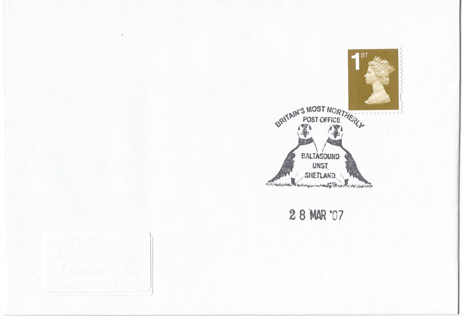 Britain's Most Northerly Post Office Baltasound Unst Shetland