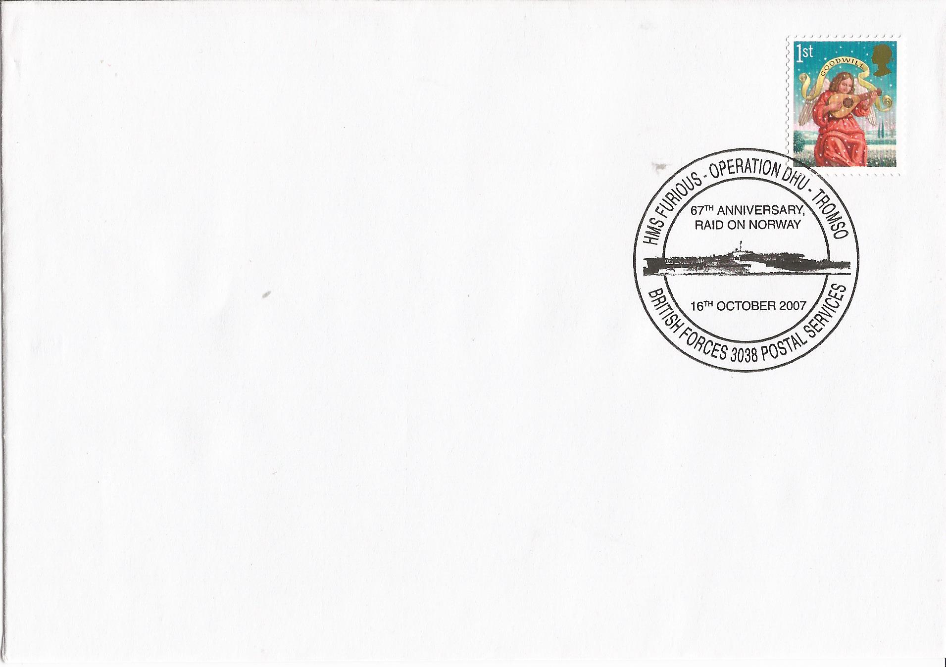 HMS Furious Operation Dhu-Tromso 67th Anniversary Raid on Norway BFPS