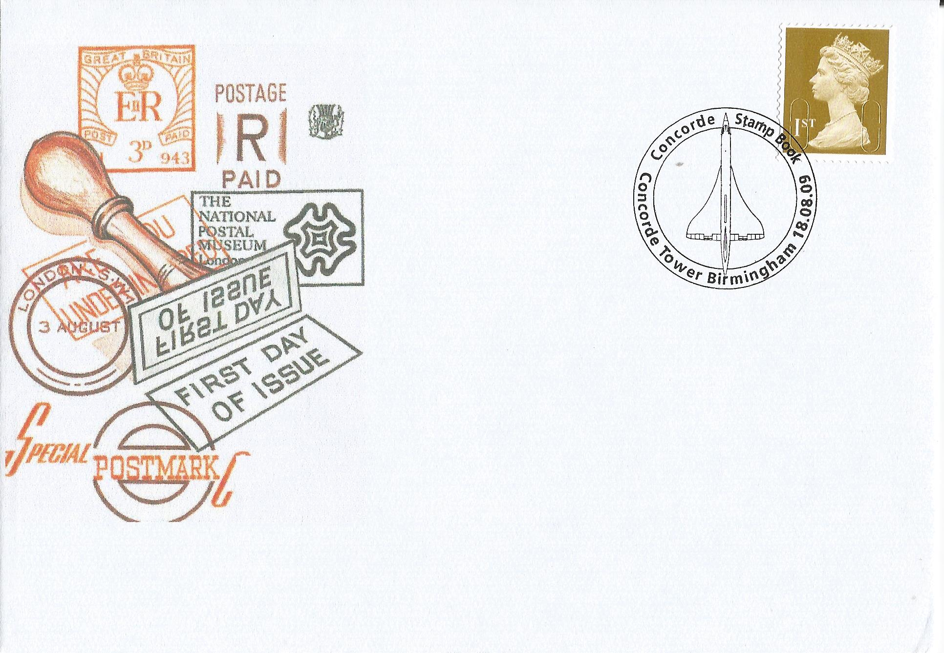 Concorde Stamp Book Concorde Tower Birmingham_17229