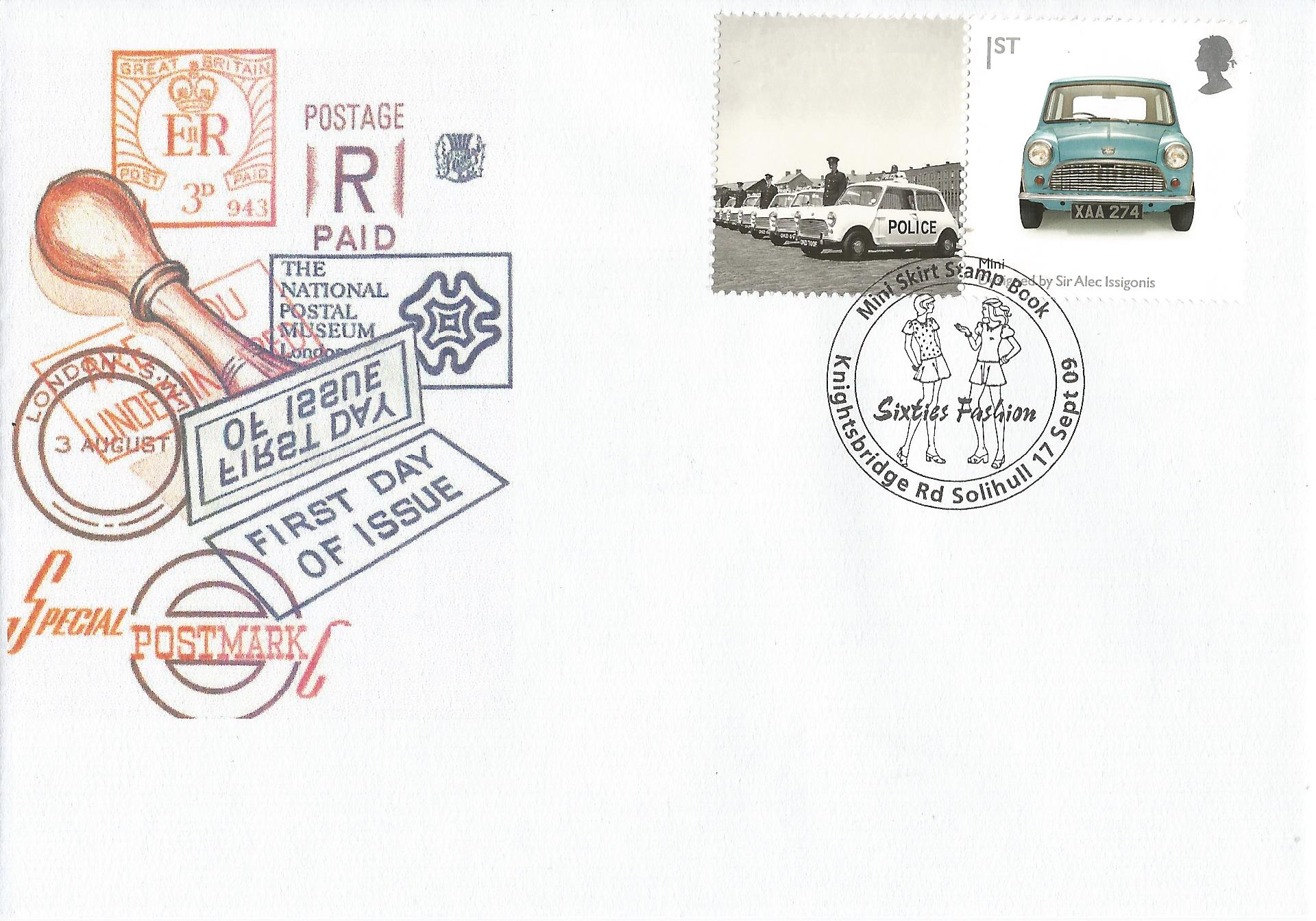Mini Skirt Stamp Book Sixties Fashion Knightsbridge Rd Solihull_17271