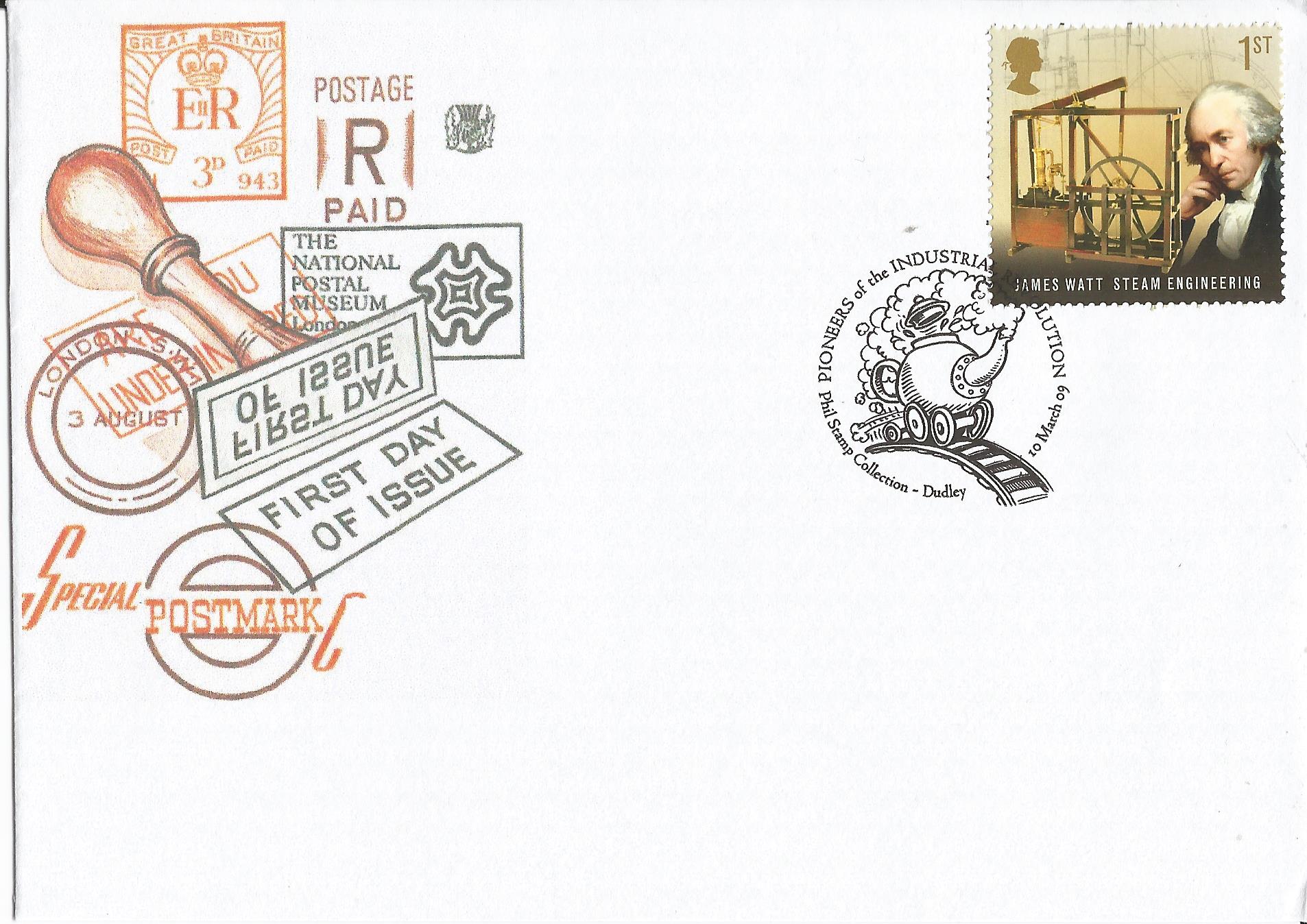 Pioneers of the Industrial Revolution Phil Stamp Collection Dudley_17105