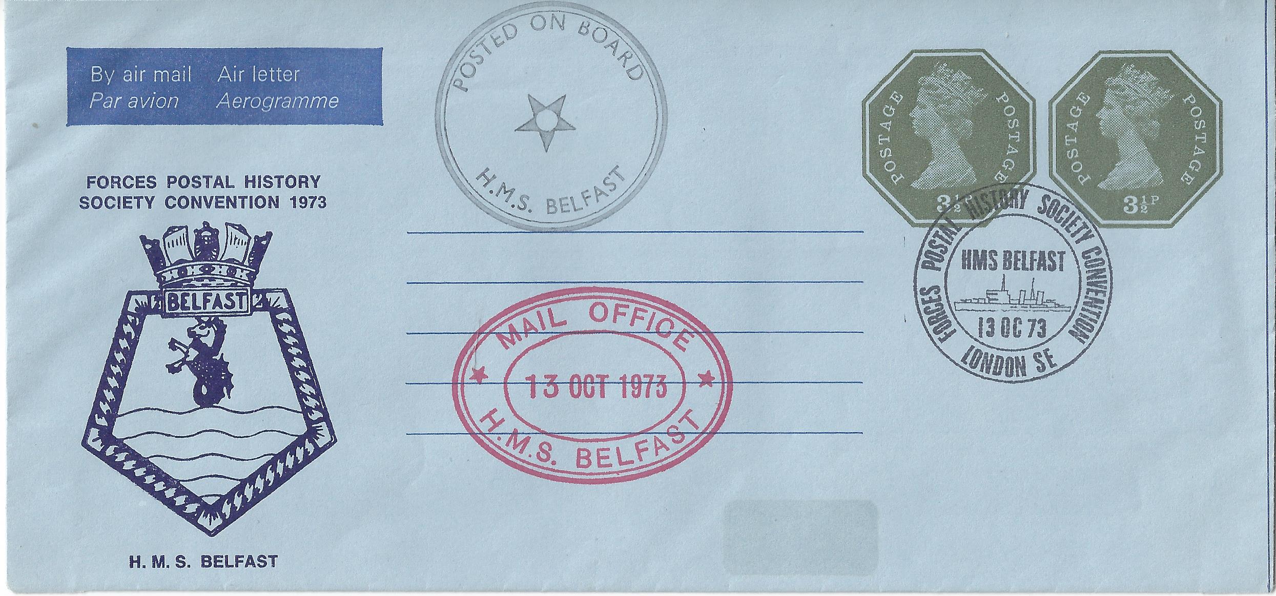 Forces Postal History Society Convention HMS Belfast London SE_2413