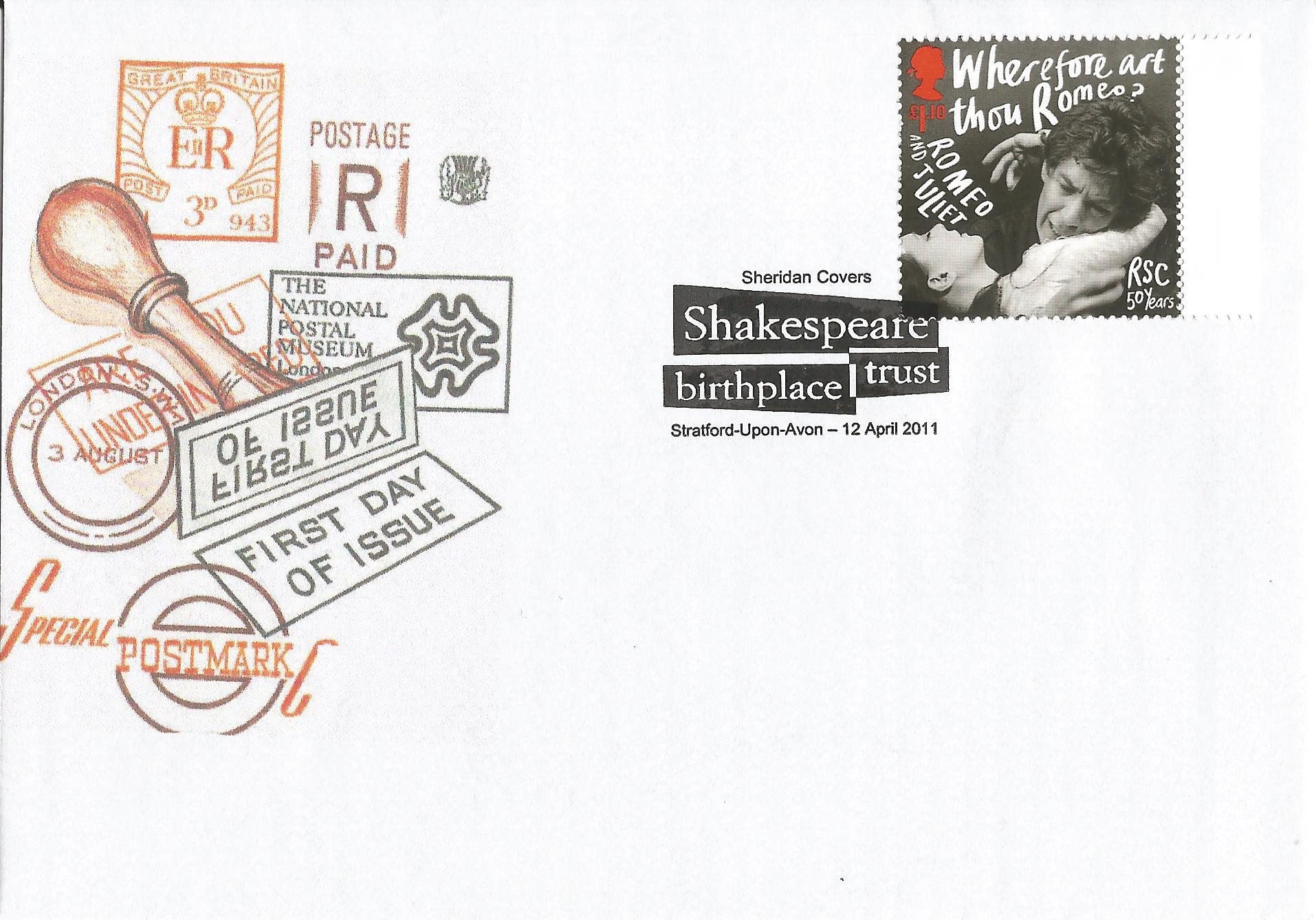 Shakespeare  birthplace trust Sheridan Covers Stratford Upon Avon_17815