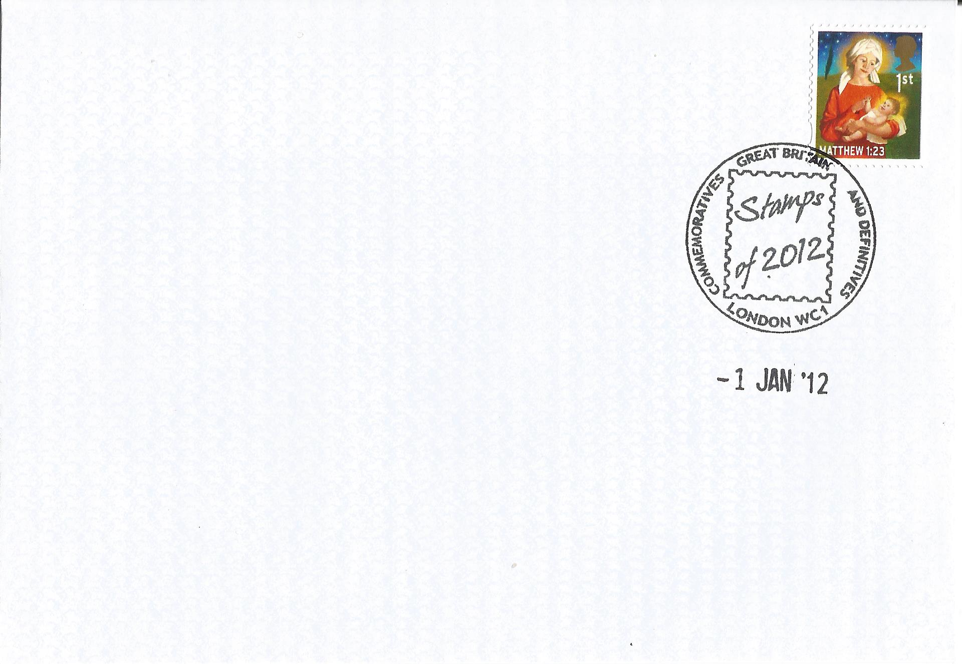Commemorates Great Britain and Definitives Stamps of 2012 London WC1_18038