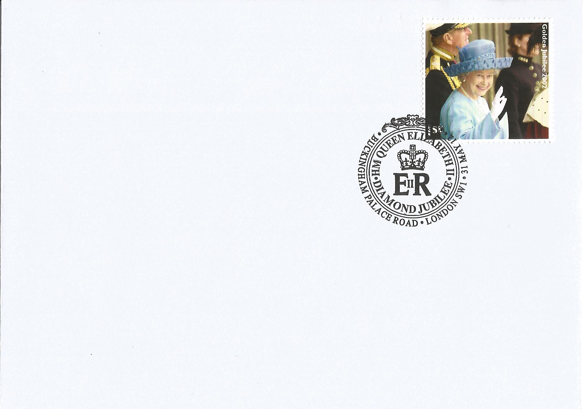 HM Queen Elizabeth II E II R Diamond Jubilee Buckingham Palace Road London SW1_18190