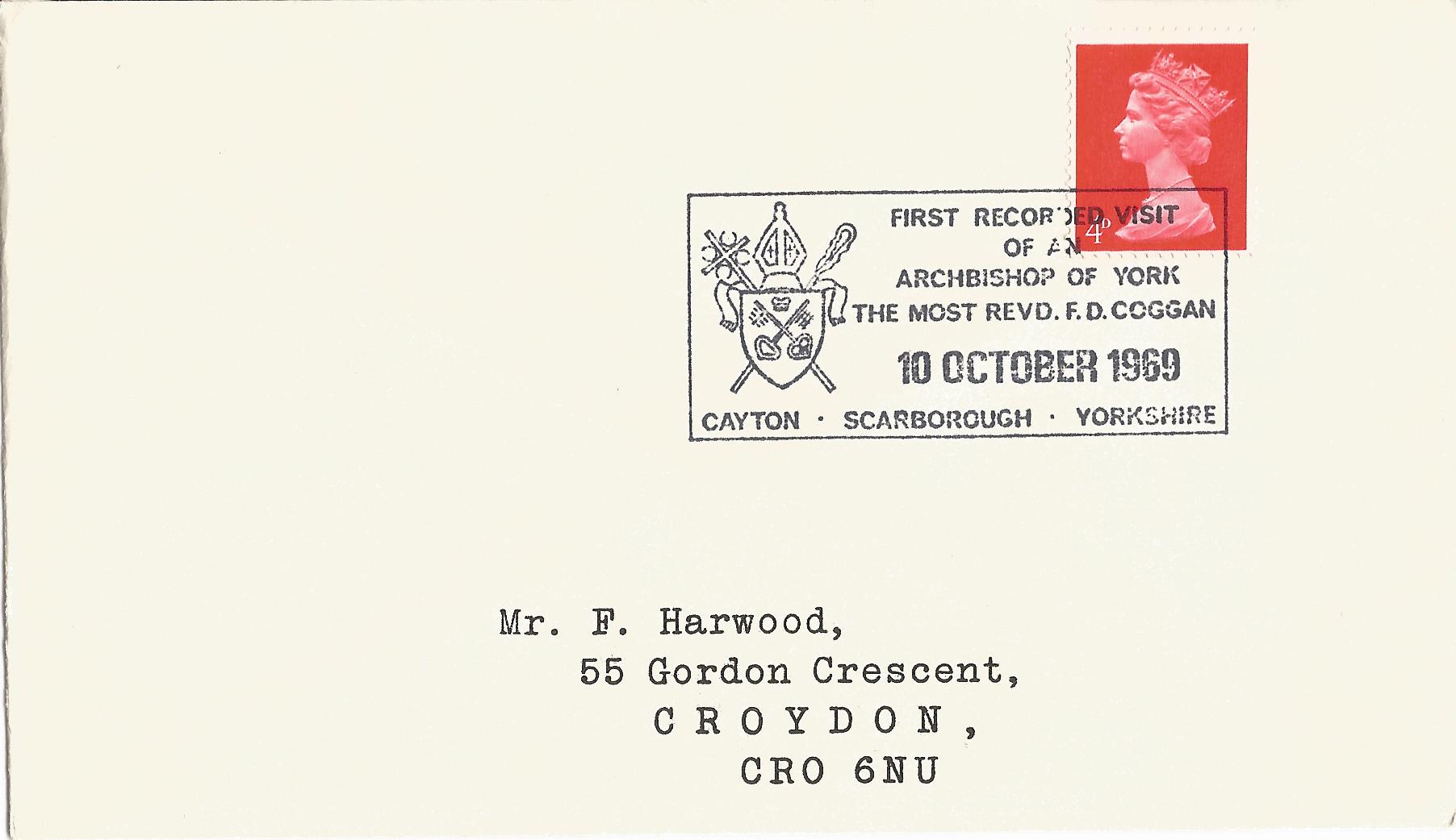 First Recorded Visit of an Archbishop of York The Most Revd F D Coggan Cayton Scarborough Yorkshire_1161