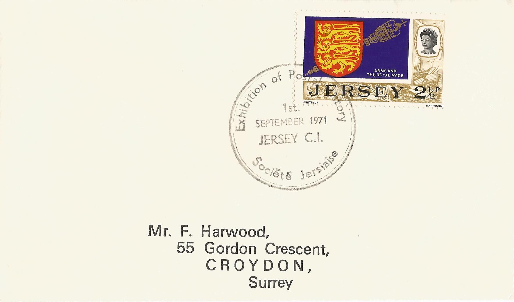 Exhibition of Postal History Societe Jersiaise Jersey C I_J 18