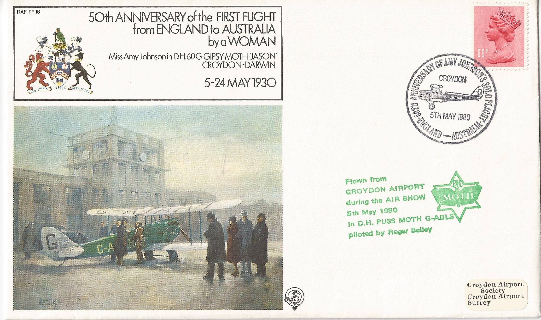 50th Anniversary of Amy Johnson's Solo Flight England - Australia Croydon_4196