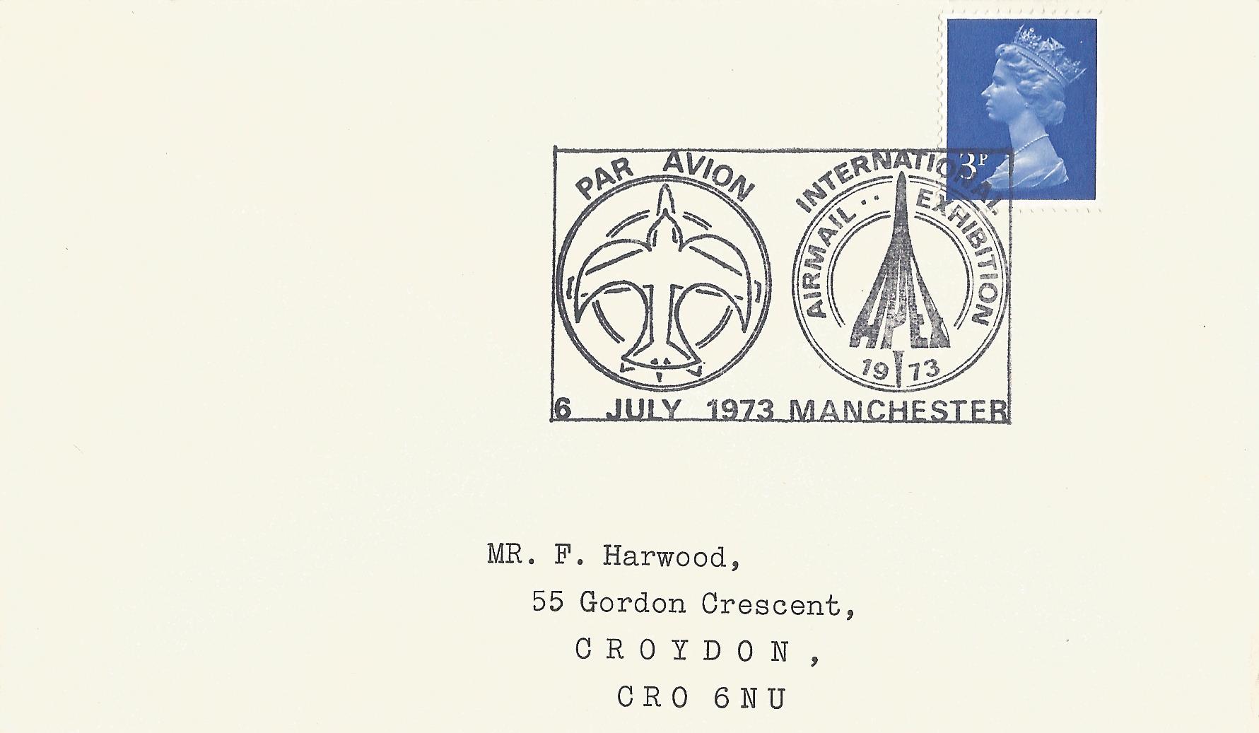 Par Avion International Airmail Exhibition 1973 Manchester_2281