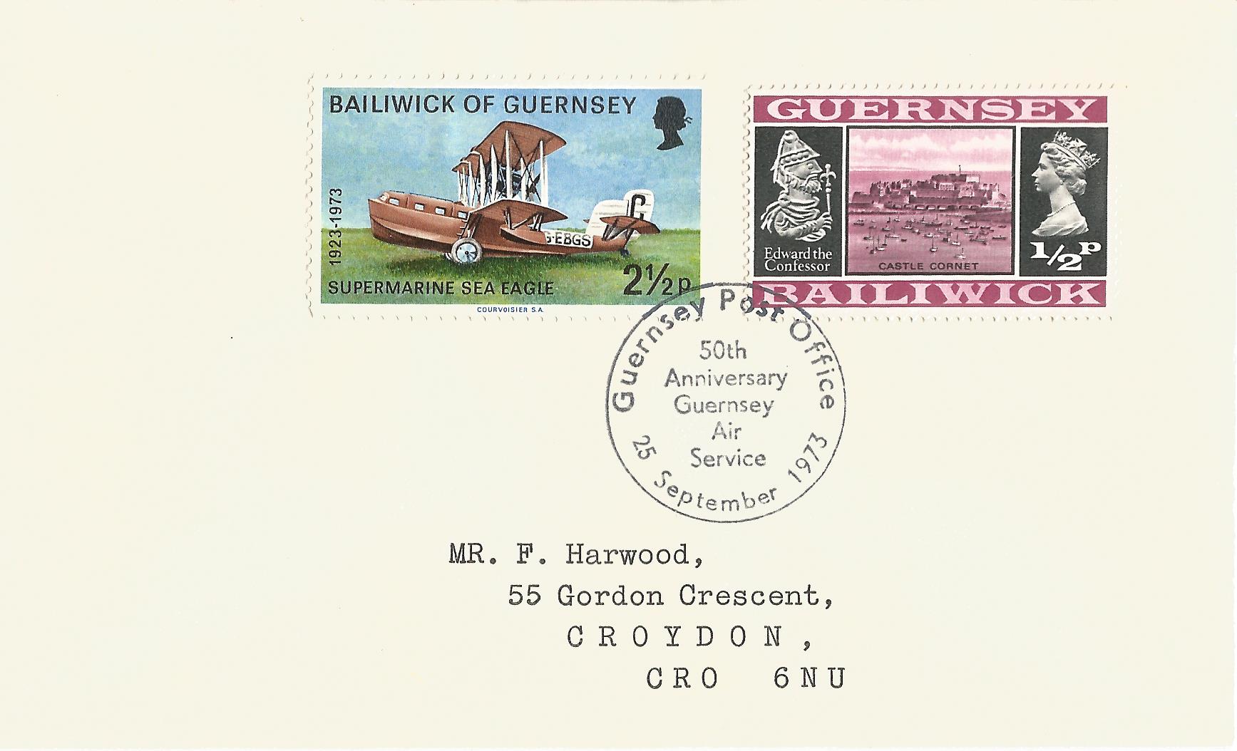 50th Anniversary Guernsey Air Service Guernsey Post Office_G14