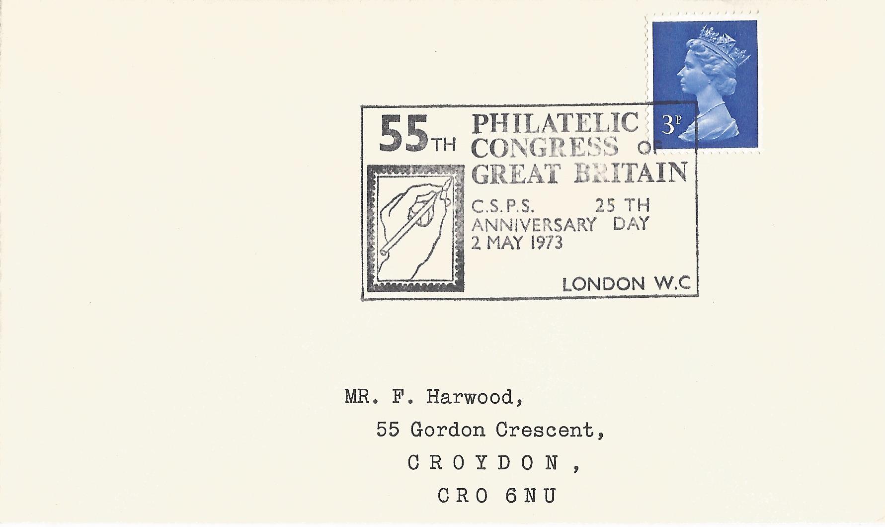 55th Philatelic Congress of Great Britain CSPS 25th Anniversary Day London WC_2186