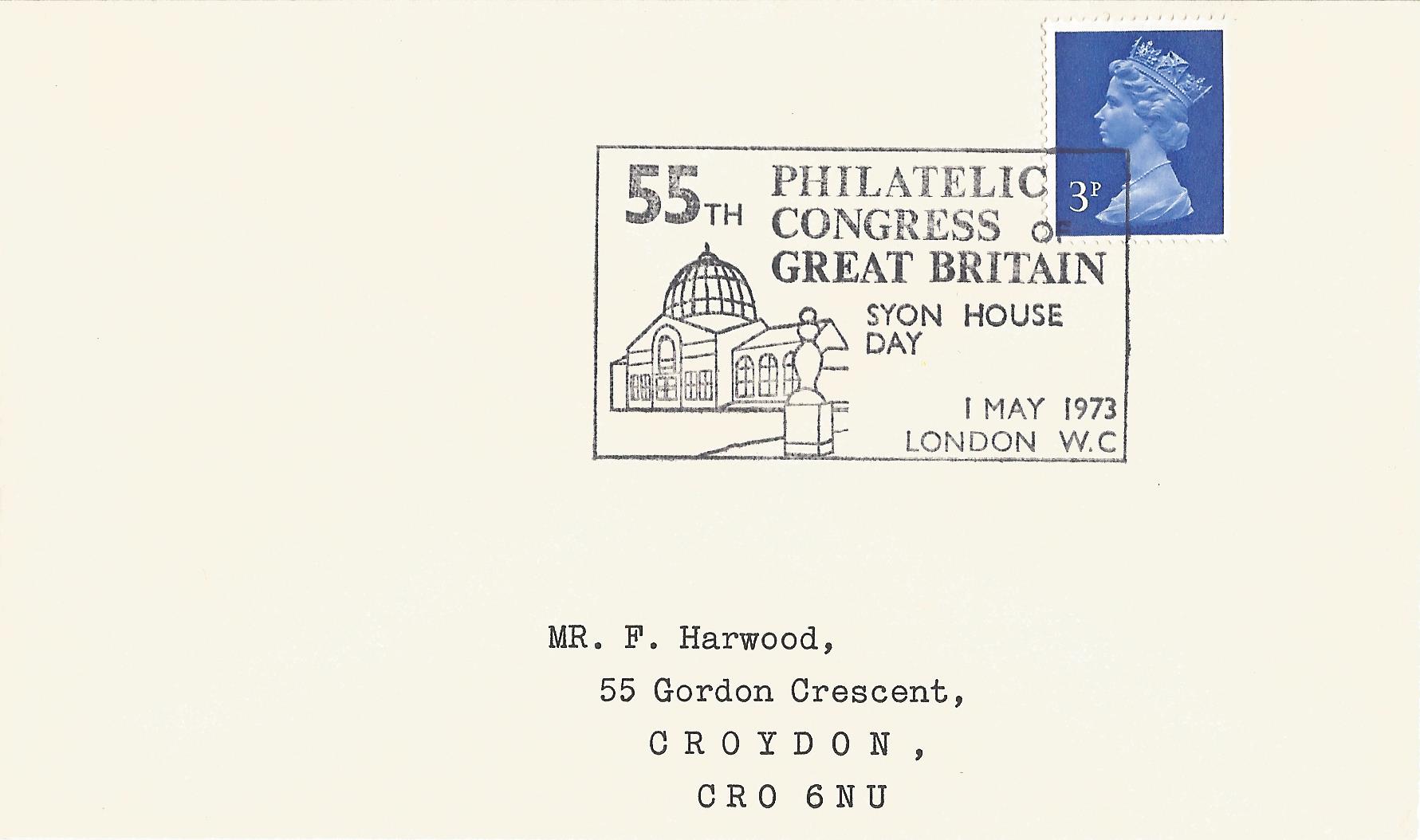 55th Philatelic Congress of Great Britain Syon House Day London WC_2185