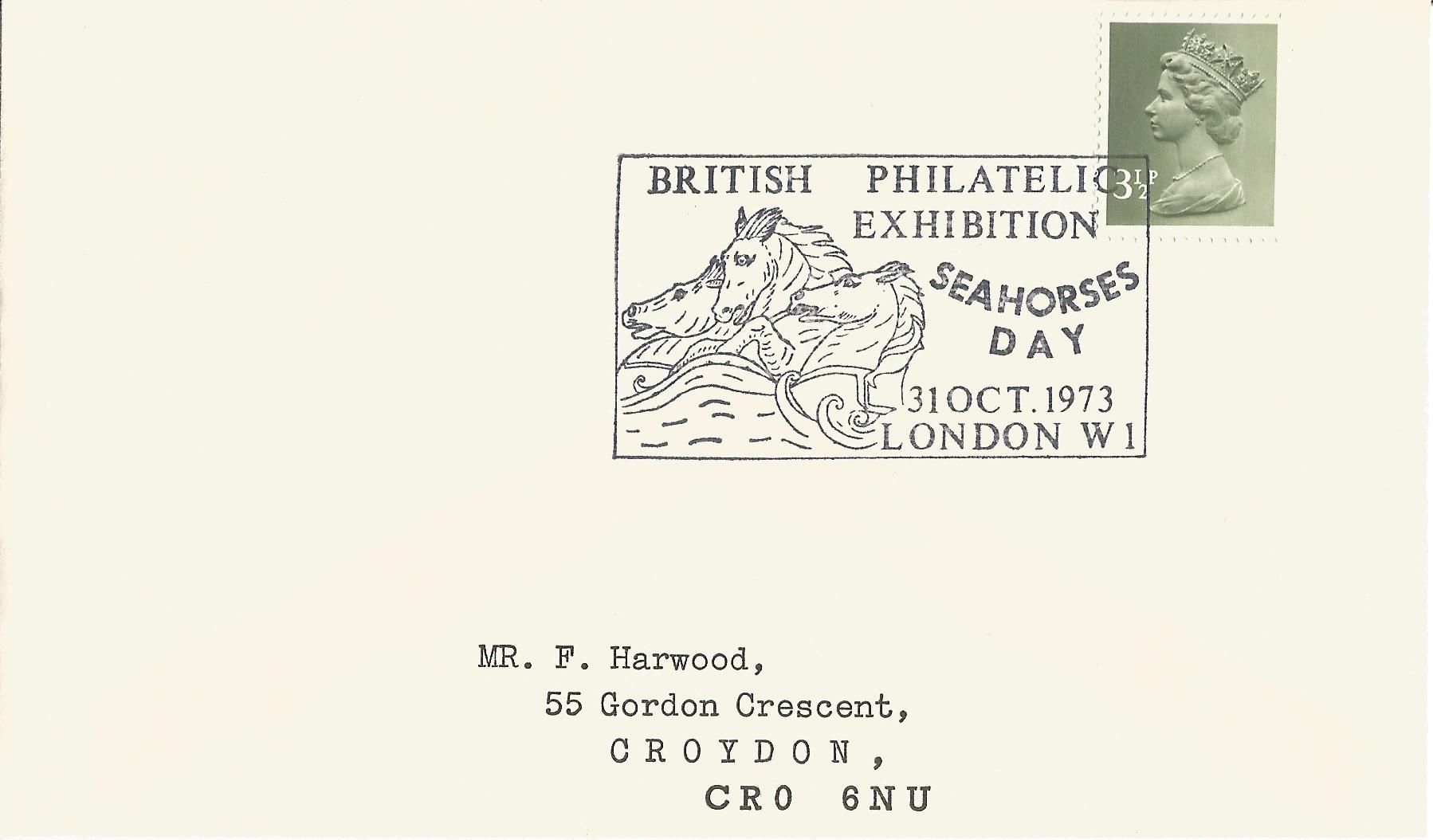 British Philatelic Exhibition Sea Horses Day London W1_2427